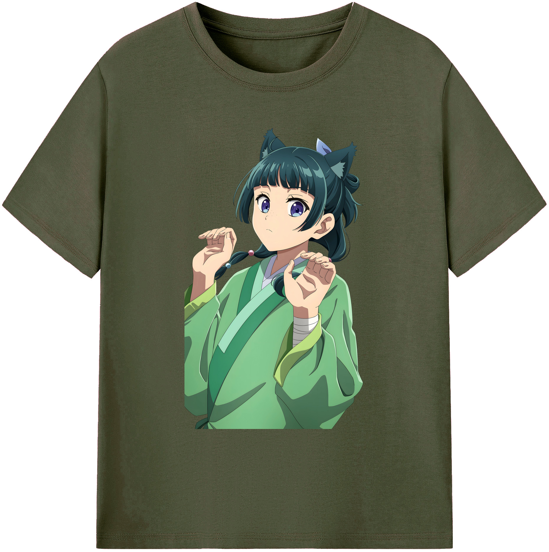 （画像用） 薬屋のひとりごと The Apothecary Diaries 綿100％ メンズ半袖Tシャツ｜肌触りやわらか＆通気性